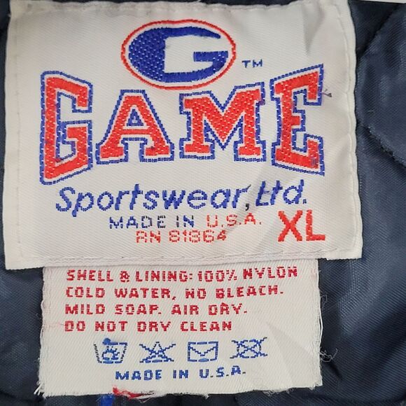 Vintage 80s 420 Safe-Driver Bomber Jacket XL 26x25 Jevic USA - Picture 8 of 16